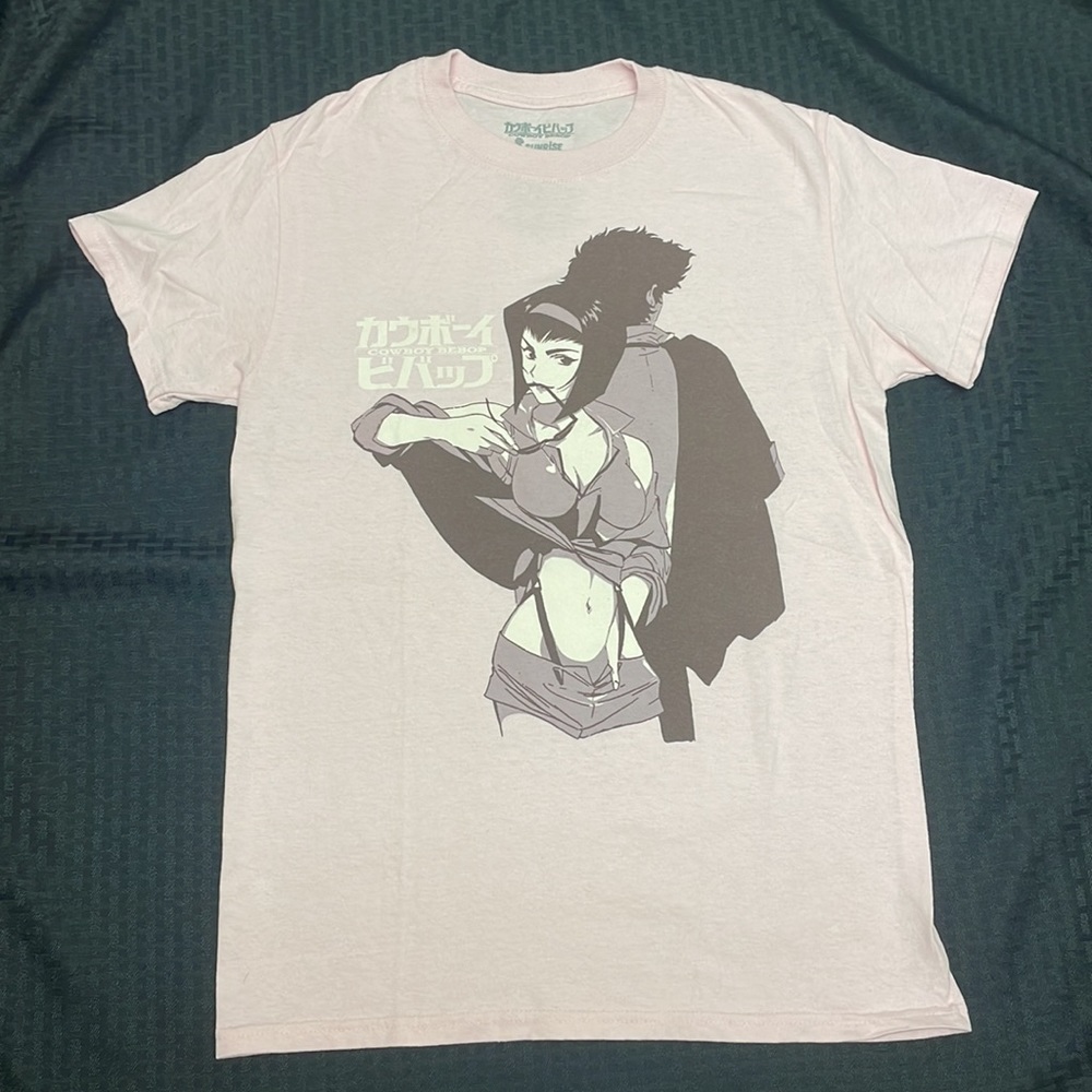 Sunrise Funmation Cowboy Bebop Pink Shirt Size Small - Picture 2 of 4
